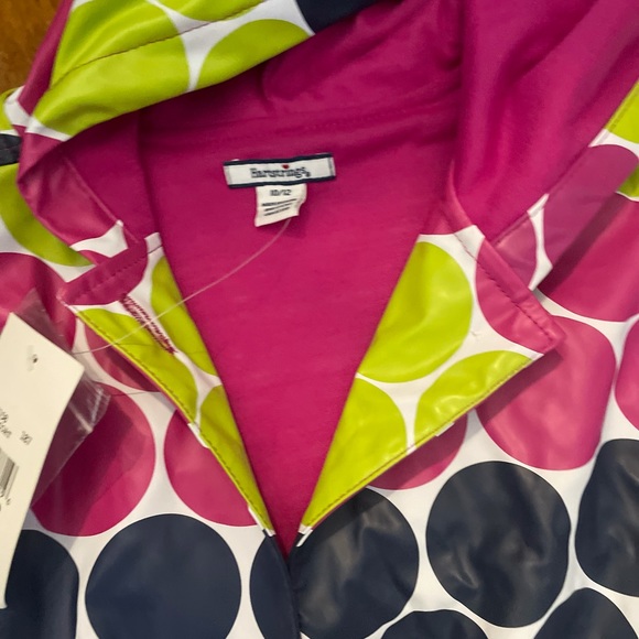 NWT 10/12 Girls Hartstring Raincoat - Picture 4 of 4